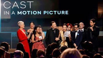 People Aren’t Happy Mark Wahlberg Presented An Award To The Asian Cast Of ‘EEAAO’
