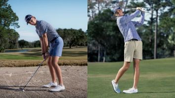 Hit The Links In Style In Flag & Anthem MadeFlex Golf Apparel