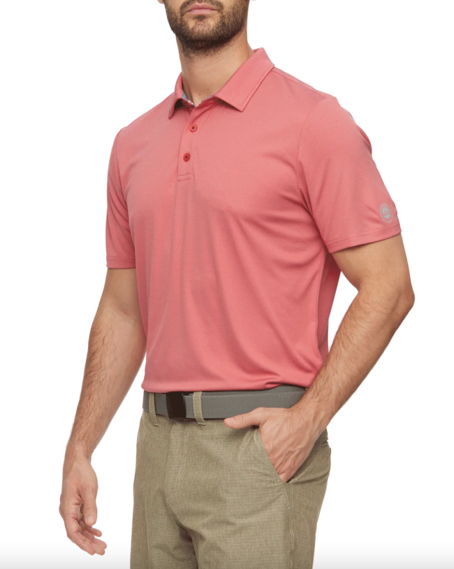 Riverside Performance Polo from Flag and Anthem MadeFlex golf apparel collection