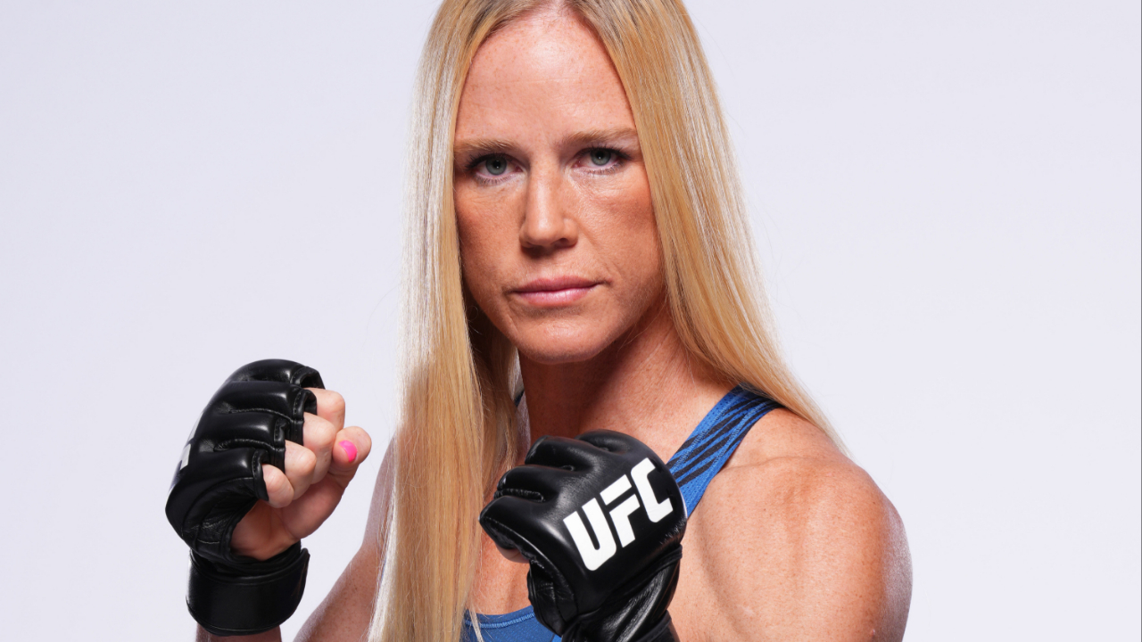 Holly Holm posing for the camera