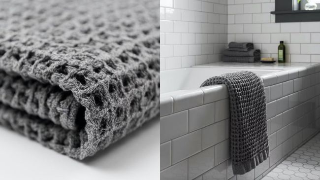 Get the Onsen Bath Bundle of bathroom towels at Huckberry