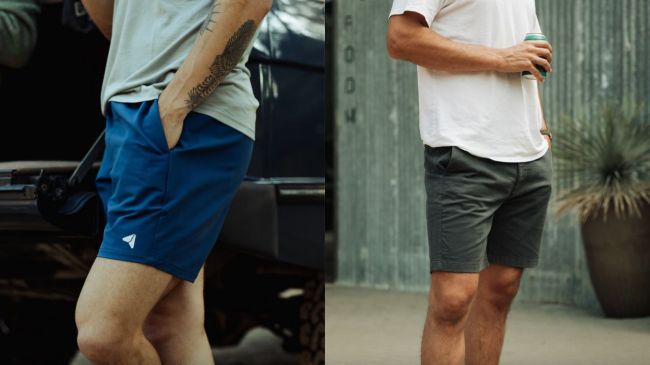 Shop new shorts from Huckberry's spring collection