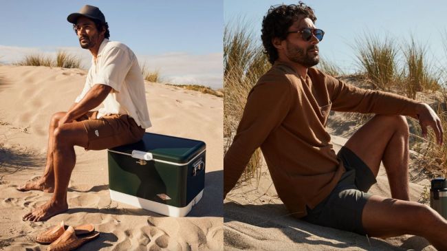 Check out the Wellen Ripple Beach Collection of beachwear at Huckberry