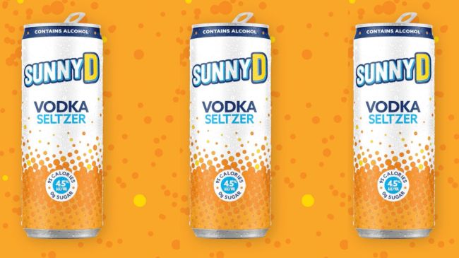 Try the brand-new SunnyD Vodka Seltzer Hard Seltzer
