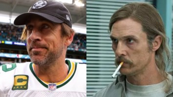 Aaron Rodgers Is A Mustache And A Cigarette Away From Becoming Rust Cohle
