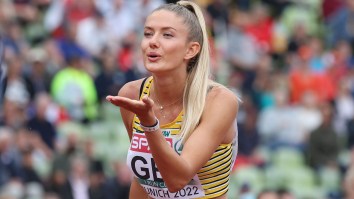 German Sprinter Alica Schmidt Goes Viral With Mesmerizing Hurdles Warmup