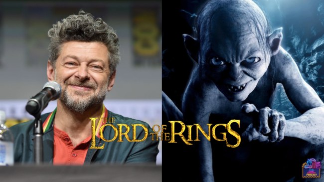 andy serkis lord of the rings gollum collage