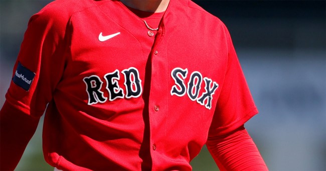 boston red sox uniform jersey shift ban outfield