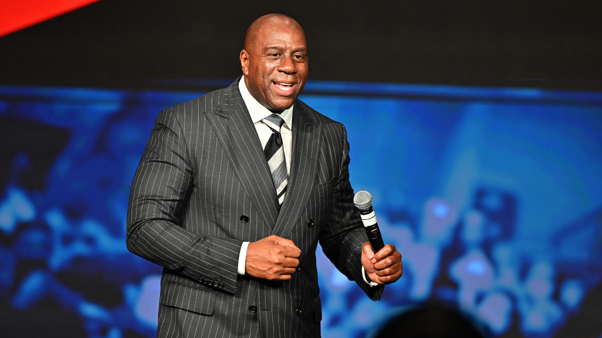 Magic Johnson becoming part-owner of Washington Commanders, sounds