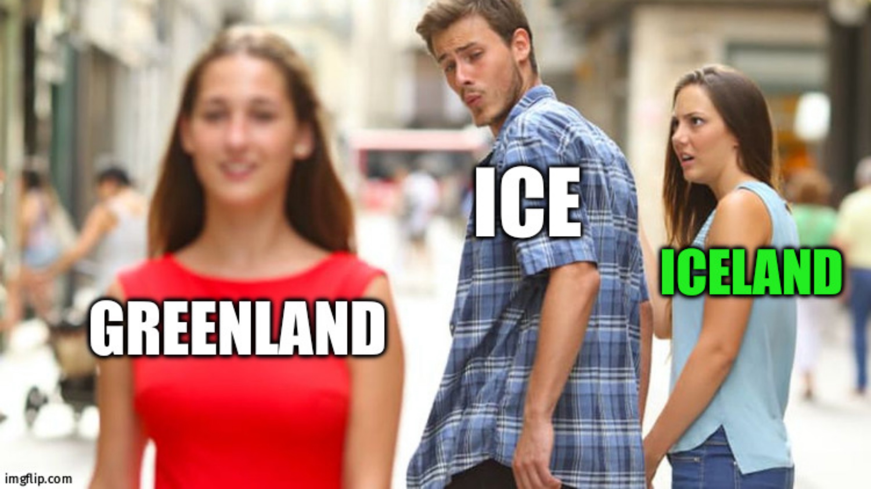 Funny Iceland vs Greenland meme