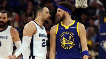 Klay Thompson And Dillon Brooks Have Heated Exchange After Warriors-Grizzlies Game