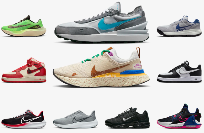 Select men's sneakers in the Nike 2023 spring sale