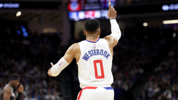 Video Of Russell Westbrook’s Courtside Argument With Fans Goes Viral