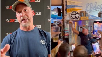 Stone Cold Steve Austin Handed Out Beers And Gave An Epic Toast At WWE 2K23’s 3:16 Day Launch Party