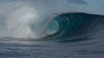 Close-Up Video Of Monster Wave Pummeling Surfers At Teahupo’o In Tahiti Goes Viral