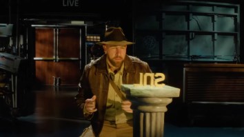 Travis Kelce Stars As Indiana Jones In ‘SNL’ Promo Ahead Of Hosting Debut