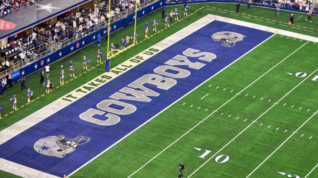 Dallas Cowboys end zone
