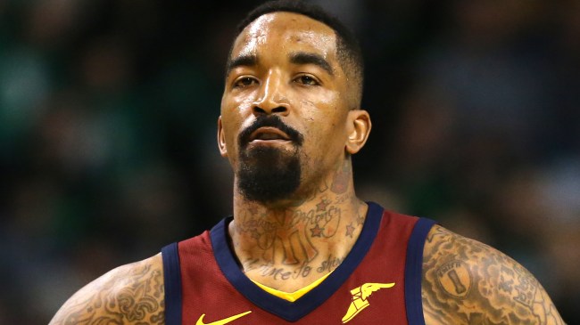 J.R. Smith playing for the Cleveland Cavaliers