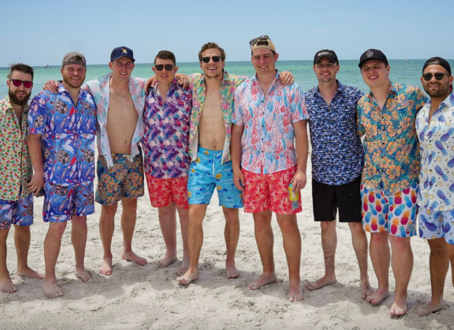 Shop Tropical Bros Hawaiian shirts and other summer apparel