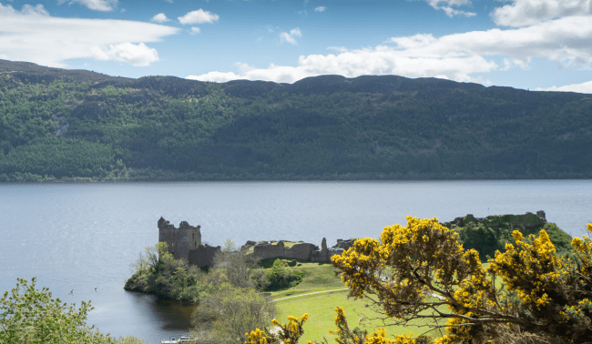 Urquhart Castle Loch Ness Monster Sighting