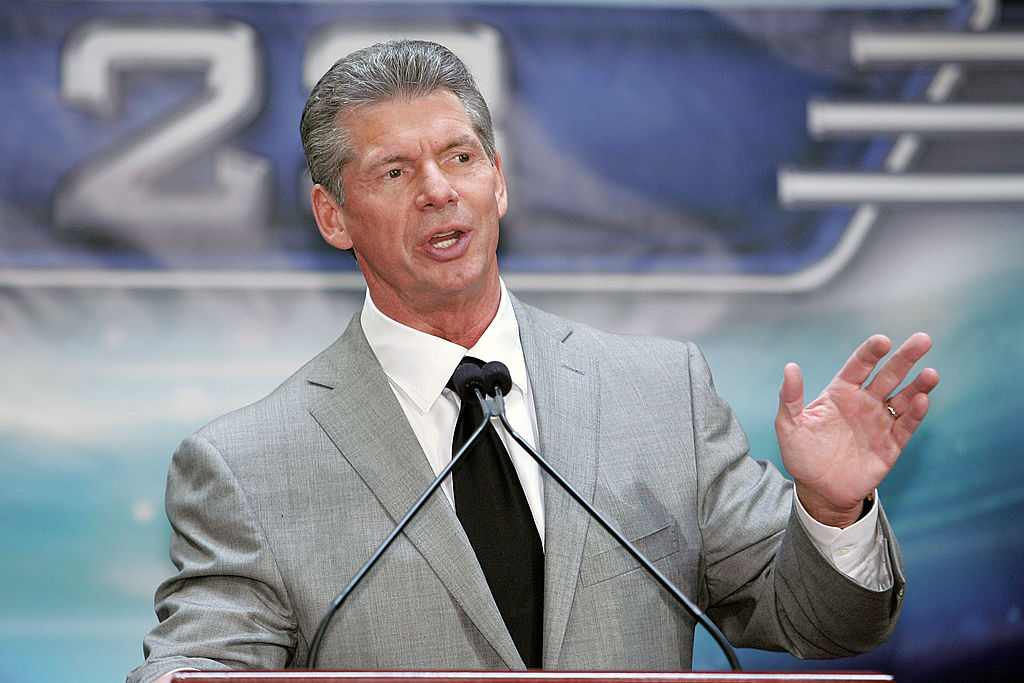 Vince McMahon press conference talking