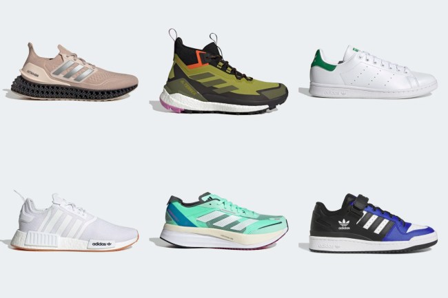 Shoes featured in the adidas Favorites sale, April 2023