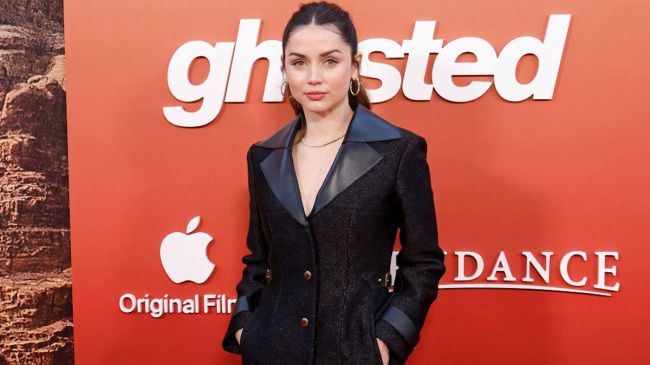 ana de armas at the ghosted premiere