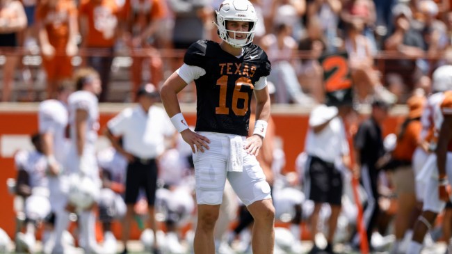 Arch Manning at the Texas spring game.