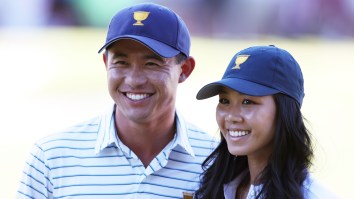 The Golf World Is In Awe Of How Pure Collin Morikawa’s Wife’s Golf Swing Is