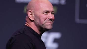 Dana White Looks Insanely Ripped In Shirtless Pool Pic At UFC 287 Miami