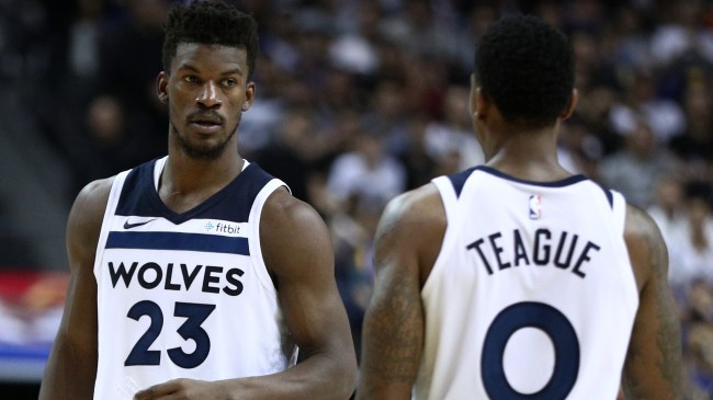 Jimmy Butler and Jeff Teague on the Timberwolves