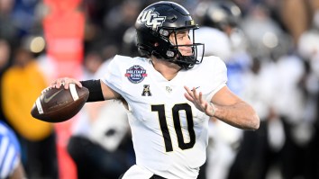 John Rhys Plumlee Drives In 2 Runs For UCF Baseball Team Then Throws 2 TDs In The Spring Game