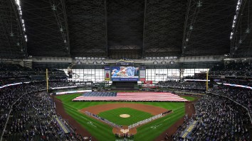 Fans Troll Brewers For Having Stadium Roof Closed During Pregame Flyover, Fireworks