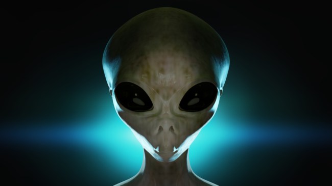 Stock photo of an alien