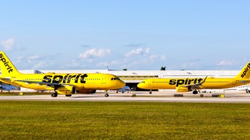 Woman’s TikTok Showing Spirit Airlines Plane Being Patched With Duct Tape Spurs Hundreds Of Comments