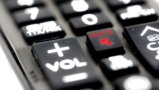 tv remote mute volume commercials calm legislation bill