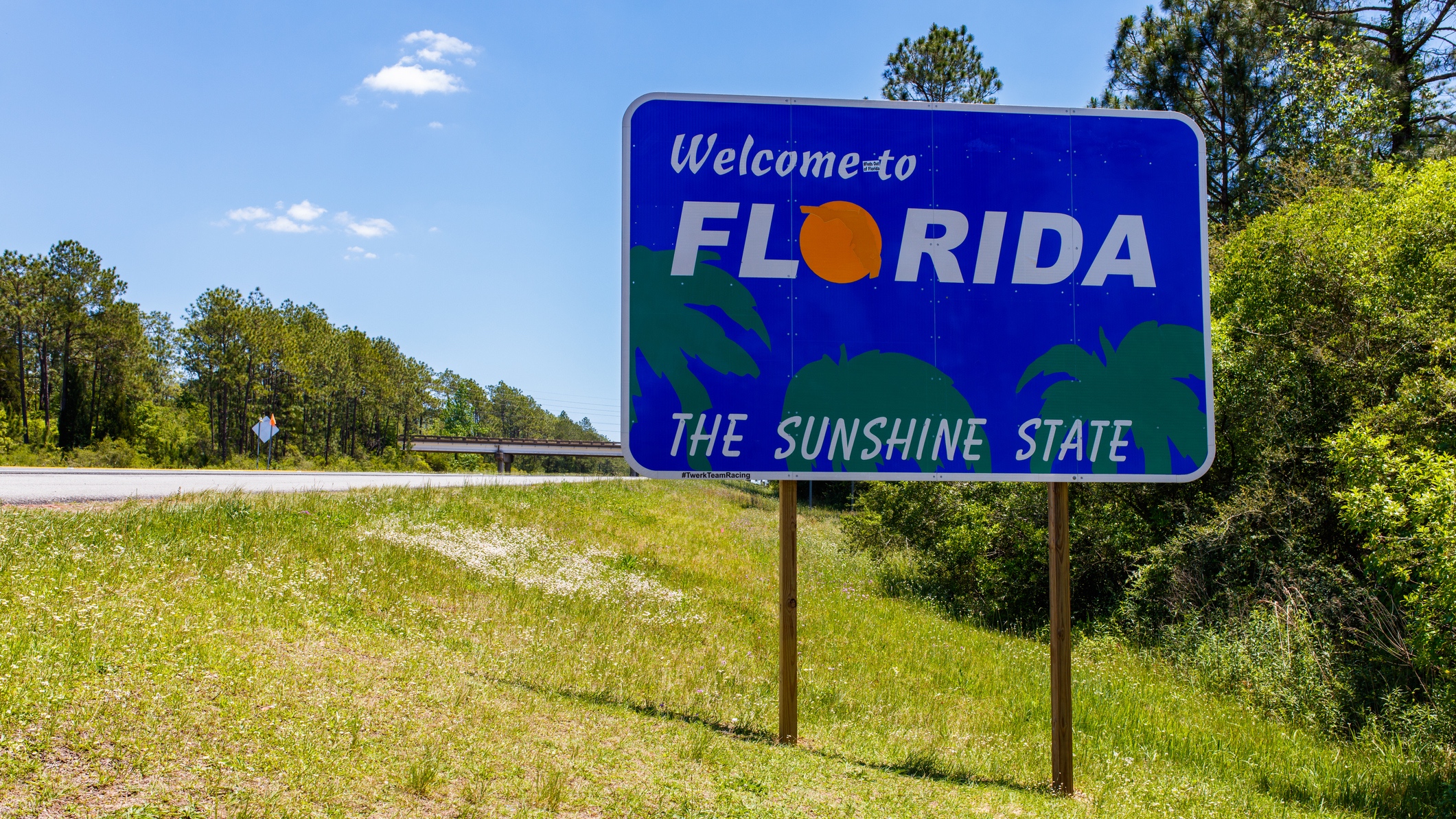 welcome to Florida sign