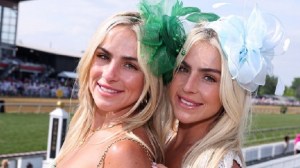 Cavinder Twins at horse race