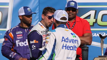 NASCAR Drivers Denny Hamlin And Chase Elliott React To Ross Chastain Punching Noah Gragson In The Face