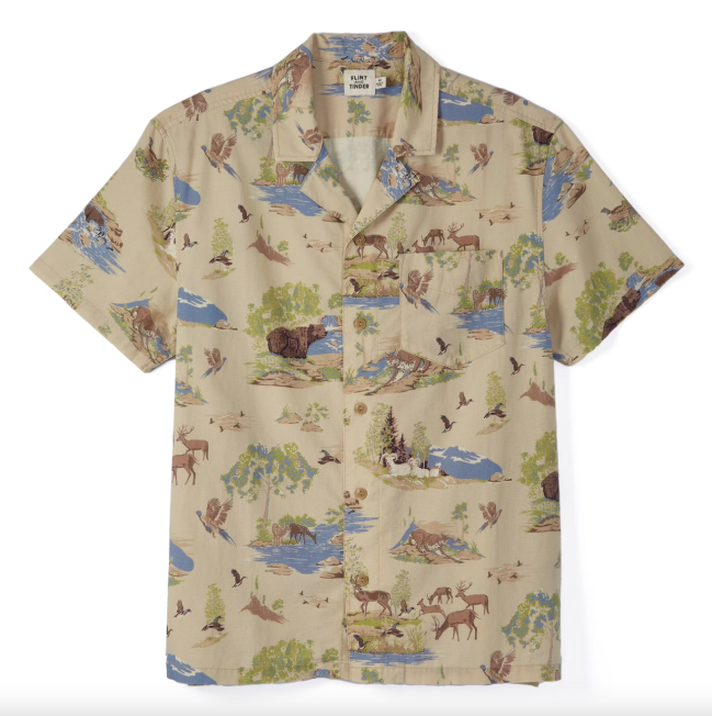 Flint and Tinder Cotton Short Sleeve Camp Shirt; shop summer shirts at Huckberry
