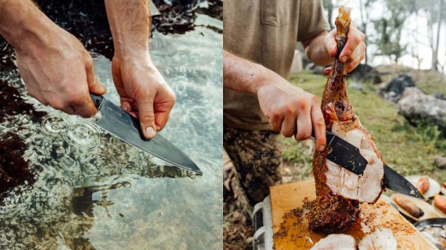 James Brand Anzick Outdoor Chef's Knife available at Huckberry; shop camping knives and other essential gear