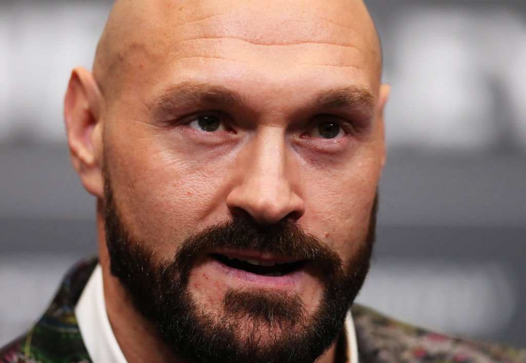 Tyson Fury at press conference