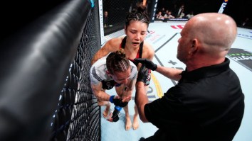 UFC Fight Turns Into Absolute Mess After Illegal Strike