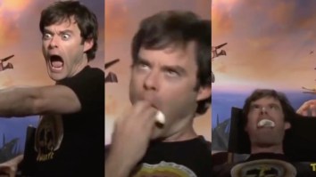 Internet Unearths Unhinged Clip Of Bill Hader Attacking Himself With A Murderous Marshmallow