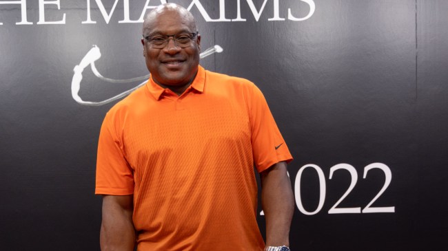 Bo Jackson poses for a photo at a NIKE event.