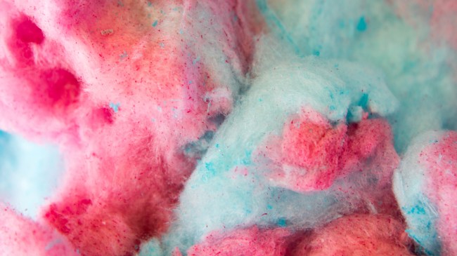 A picture of cotton candy.