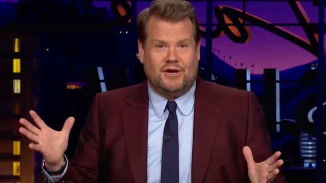 James Corden hosting "The Late Late Show"