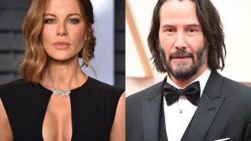 Kate Beckinsale Credits ‘Absolute Legend’ Keanu Reeves With Preventing Red Carpet Wardrobe Malfunction