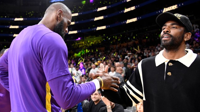 Lakers star LeBron James and NBA star Kyrie Irving