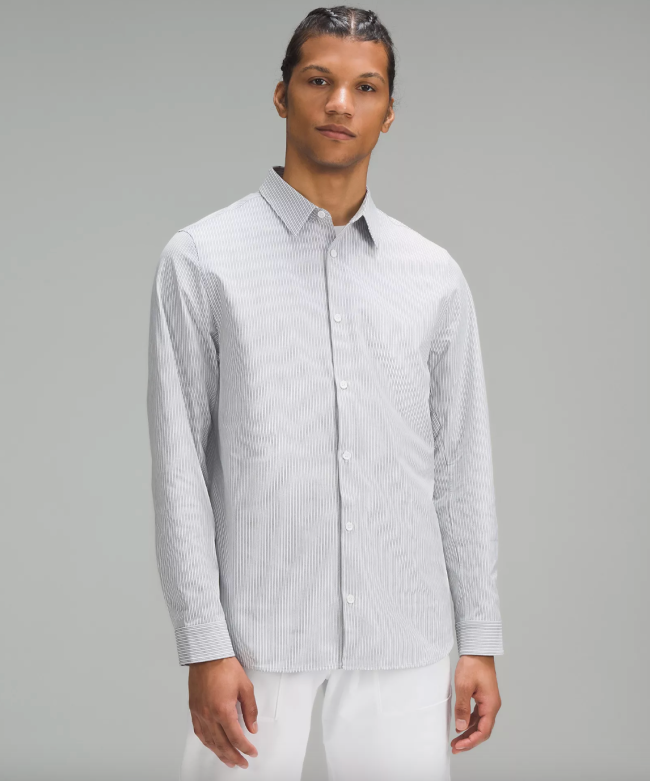 lululemon New Venture Classic-Fit Long-Sleeve Shirt for Father's Day